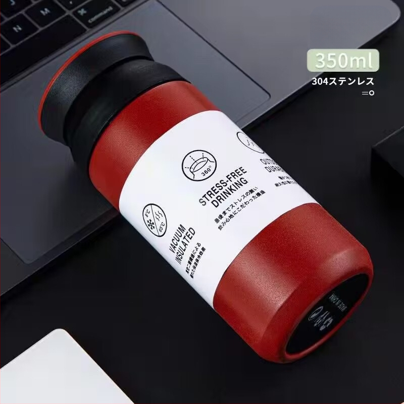 Tarpvalstybinis karšto išpardavimo vyriškas ir moteriškas verslo mados vandens puodelis nešiojamas nerūdijančio plieno dulkių siurblys tiesus puodelis dovanų puodelis biuro dulkių siurblys puodelis