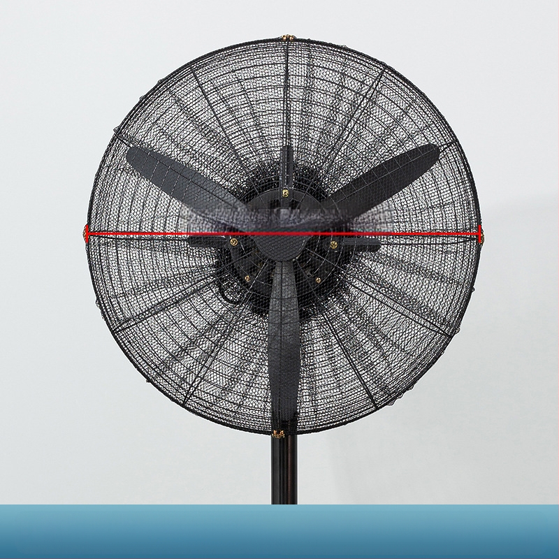 Pramoninio ventiliatoriaus dangtelis, apsaugantis nuo suspaudimo, rankinis grindų ventiliatoriaus apsauginis dangtelis, vaikams ir vaikams skirtas apsauginis tinklas, apimantis didelį ragų ventiliatoriaus tinklelį