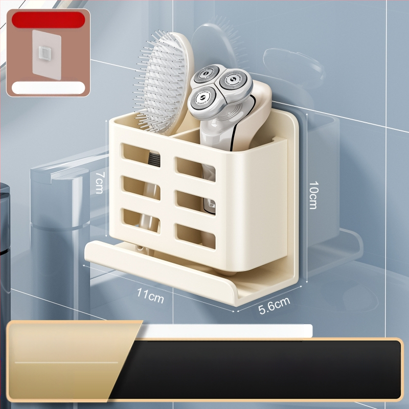 Vonios kambario šukų lentynėlė, tualetas be skylių, prie sienos tvirtinamas tualetas, kosmetinis skustuvas, dantų šepetėlis, dantų pastos laikymo cilindras