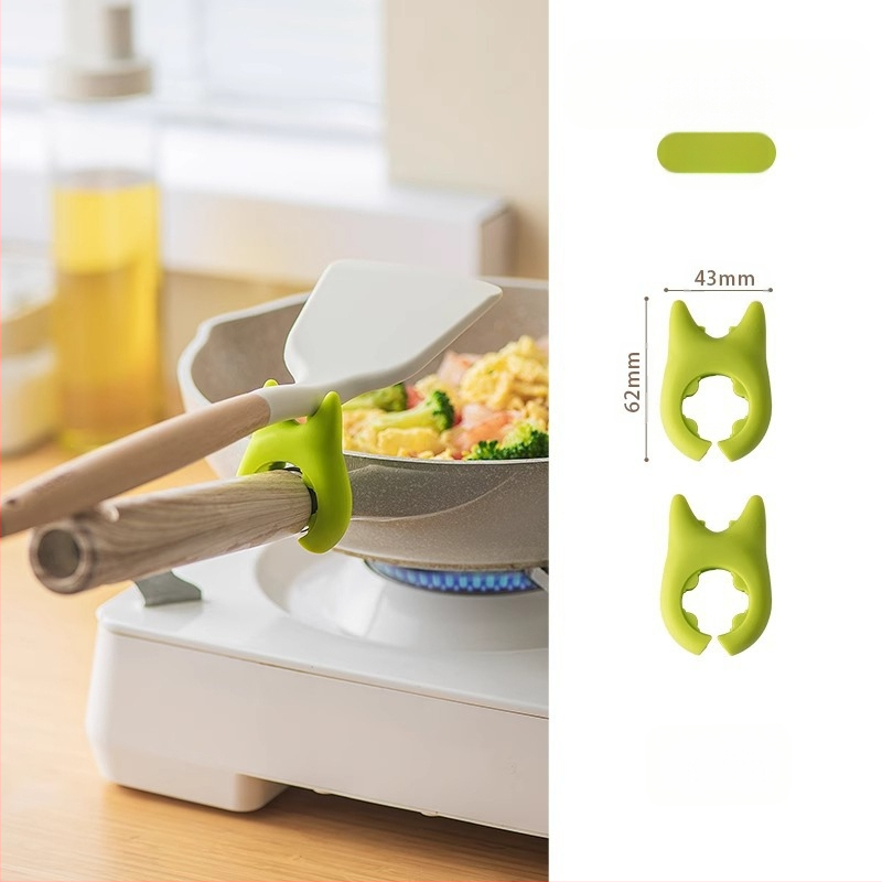 Daržovių kepimo kastuvo laikiklis be smūgių, puodų laikymo lentynėlė su apsauga nuo perpildymo, kastuvo laikiklis „Imp Devil“ kastuvo lentynėlė