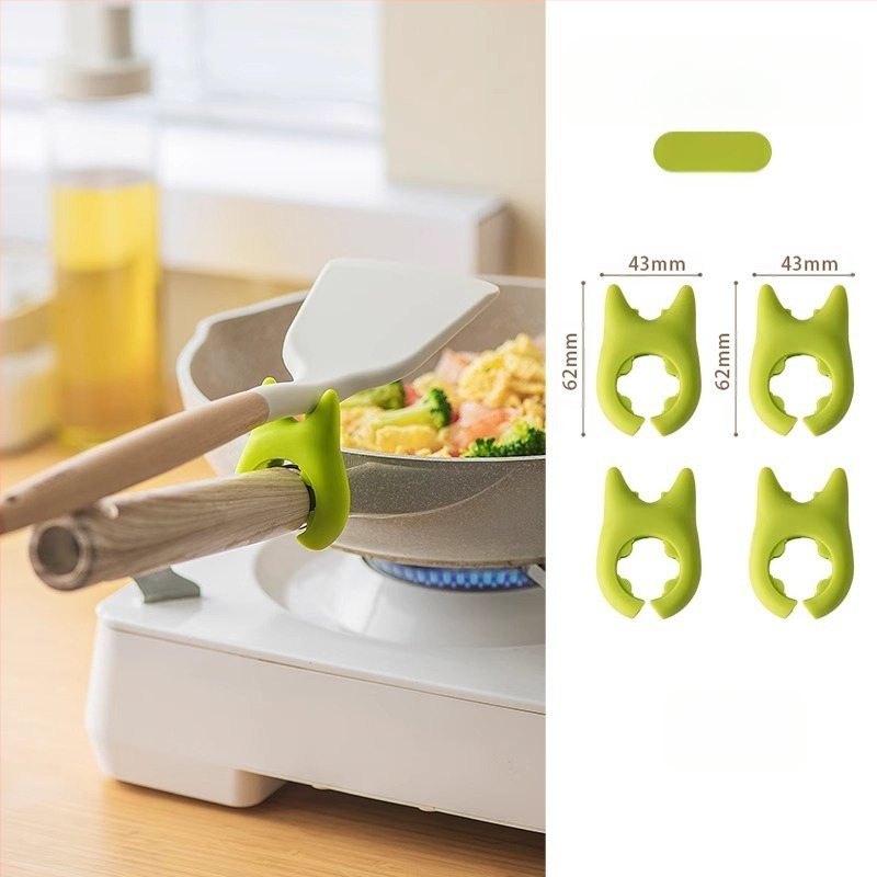 Daržovių kepimo kastuvo laikiklis be smūgių, puodų laikymo lentynėlė su apsauga nuo perpildymo, kastuvo laikiklis „Imp Devil“ kastuvo lentynėlė