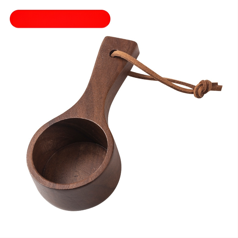 Juodojo riešuto kavos matavimo šaukštas, medžio masyvo matavimo šaukštas, gramas, keli šaukštai, kavos miltelių, pieno miltelių, gramas, svoris, kiekybinis šaukštas, gramas, matavimo šaukštas