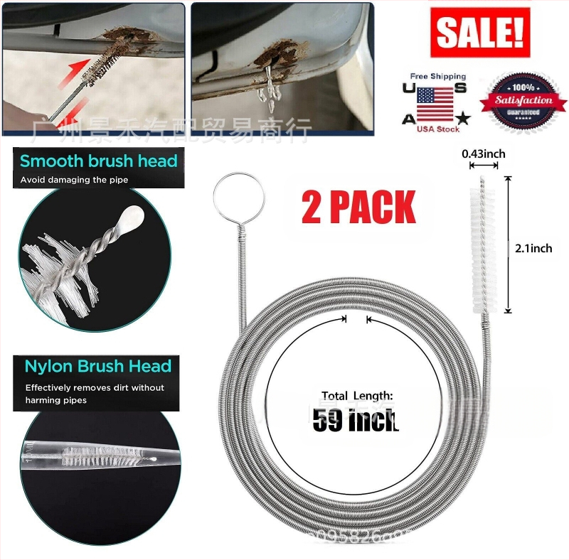 150 cm ilgio lankstus automobilių drenažo gilinimo įrankis stoglangio valymui su matiniu šepečiu