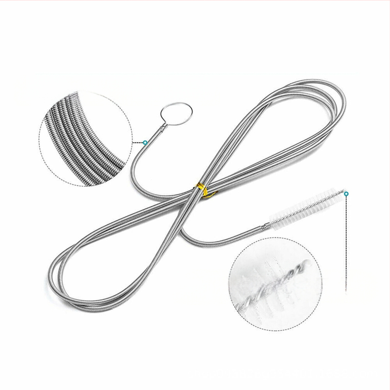 150 cm ilgio lankstus automobilių drenažo gilinimo įrankis stoglangio valymui su matiniu šepečiu