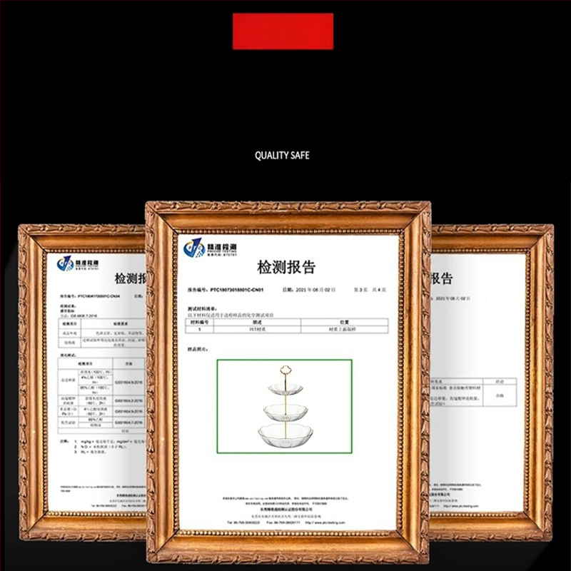 Buitinė daugiasluoksnė vaisių lėkštė Naujųjų metų svetainės užkandžių saldainių lėkštė maistinė popietės arbata desertas deserto demonstravimo lėkštė