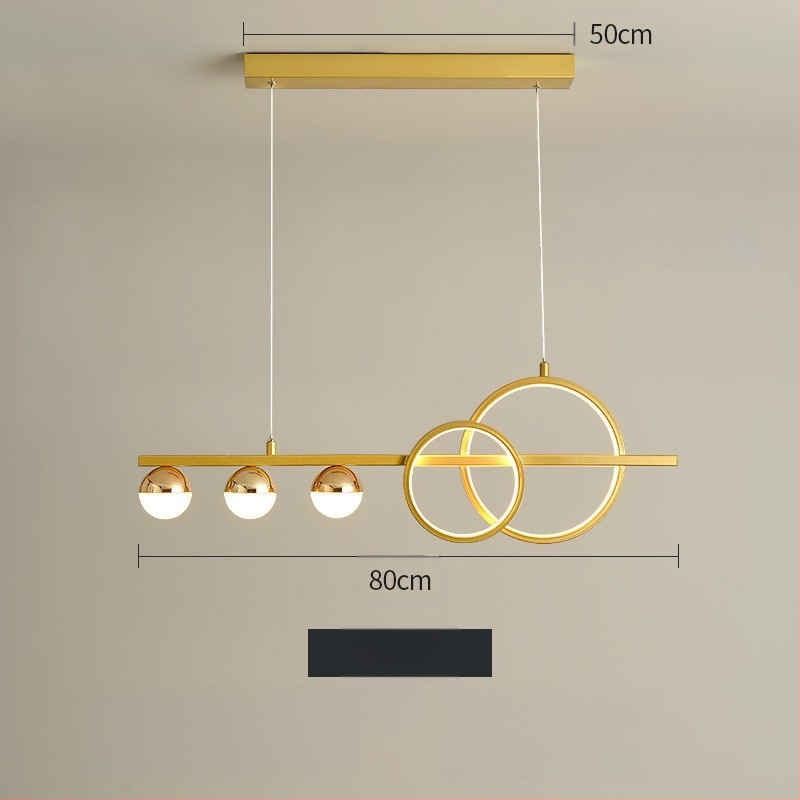Piiriülene Põhjala lühter, kerge luksus, moodne ja lihtne, disainer-söögituba, kohvik, restoran, baarilett, söögilaud, nutikas juhtimine