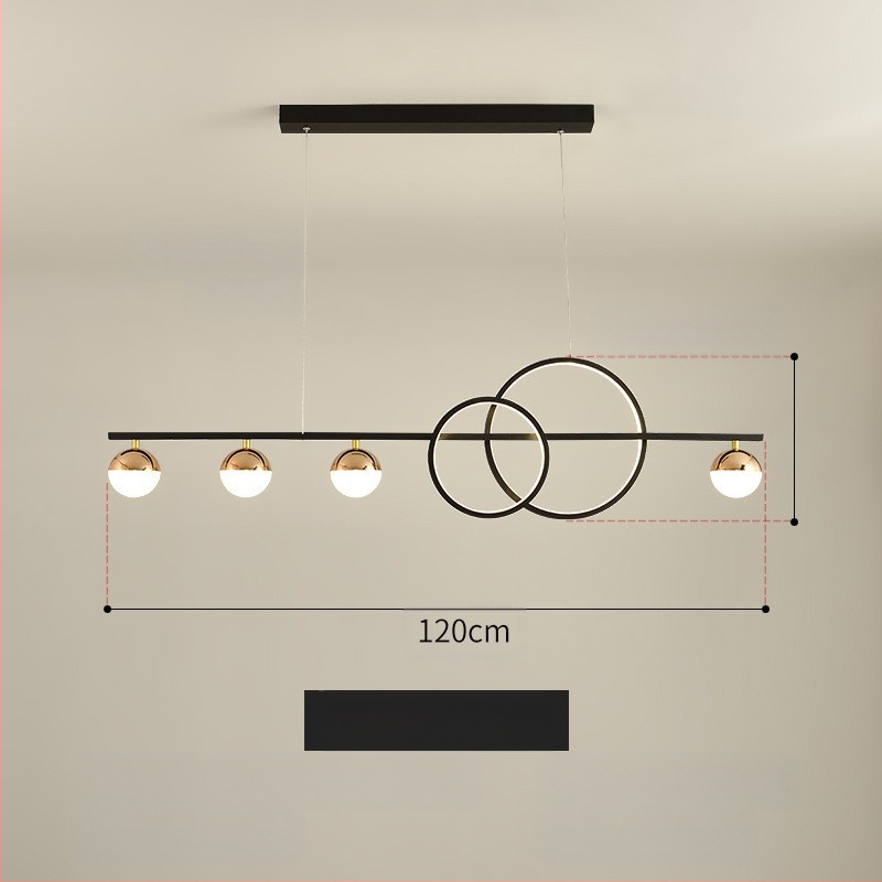 Piiriülene Põhjala lühter, kerge luksus, moodne ja lihtne, disainer-söögituba, kohvik, restoran, baarilett, söögilaud, nutikas juhtimine