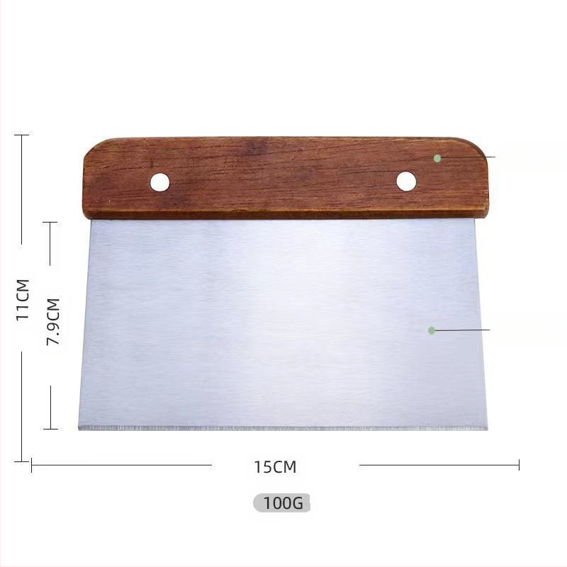 Naujas nerūdijančio plieno grandiklis, pjovimo peilis, garuose virtos bandelės ryžių makaronų tešlai, nugos grandiklis, daugiafunkcis virtuvės kepimo įrankis