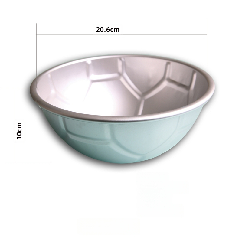 20 cm jalgpallikoogi vorm poolringikujuline koogivorm küpsetusvorm 8 tolli paksune jalgpallivorm kvaliteetne koogivorm