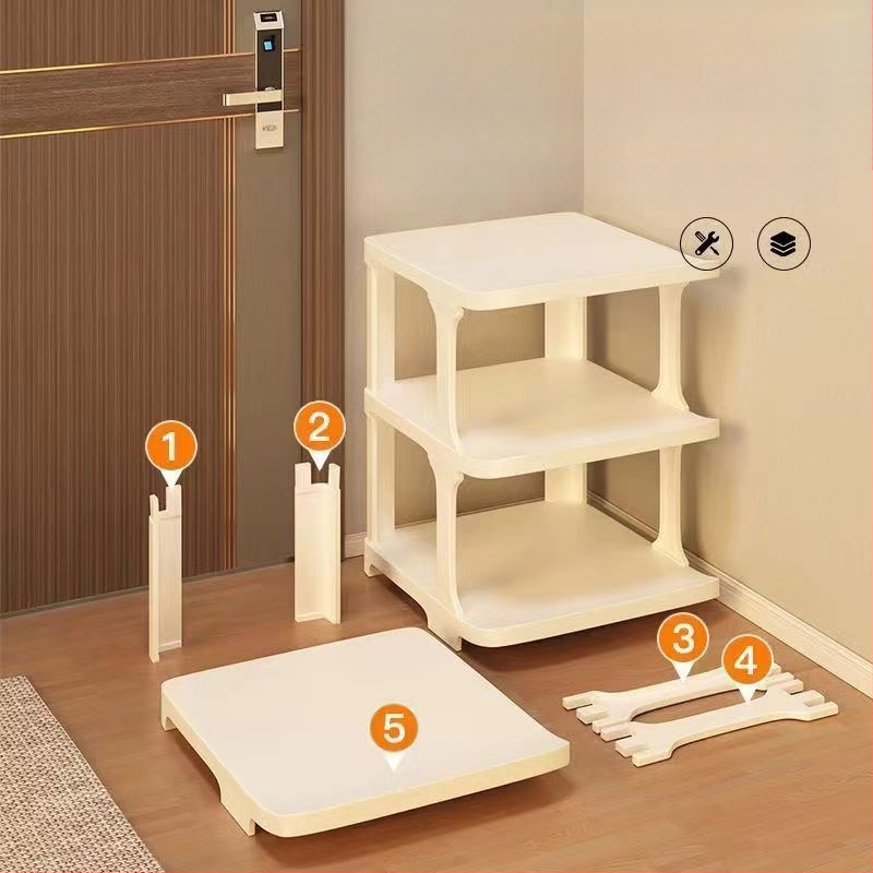 Kingariiuli uks Lihtne mitmekorruseline ühiselamu üürikorter Elutuba Majapidamine Ökonoomne Lihtne Kingade hoiustamine Vertikaalne