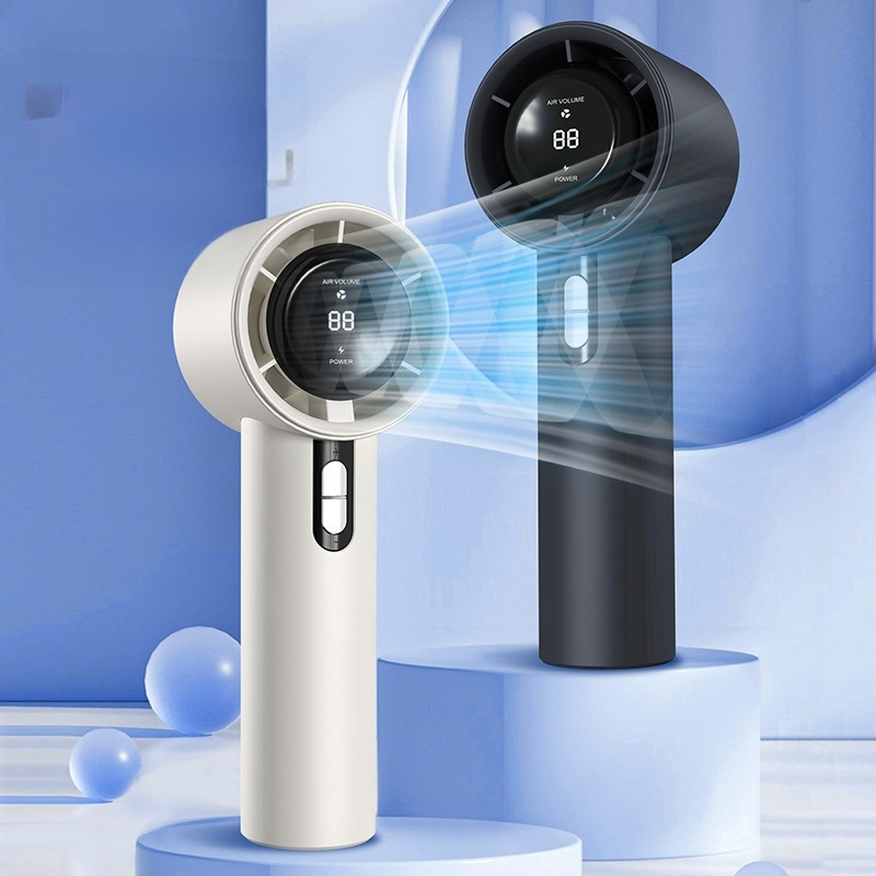 „Turbo 100“ didelio greičio lauko nešiojamas ventiliatorius su įkraunamu mini USB nešiojamu bešepetėliniu varikliu