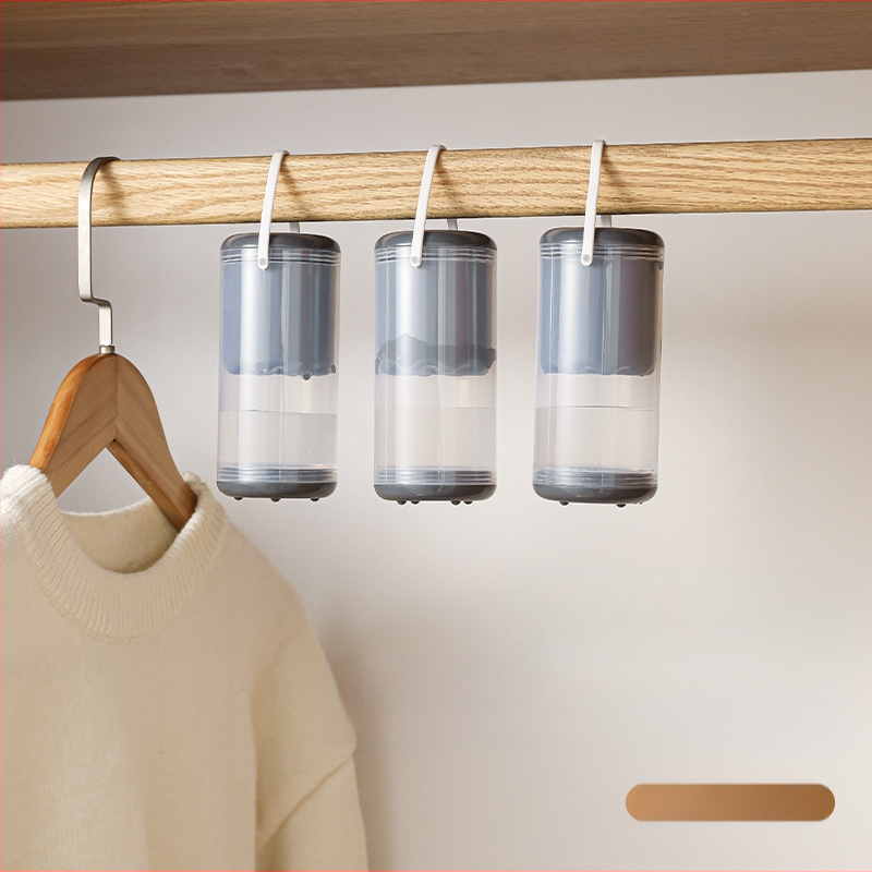 Ledų spintos sausintuvo dėžutė, pakabinama skėčio sausintuvo dėžutė su aromaterapijos tablete, drėgmei atspari, miltligei atspari maža sausikliu