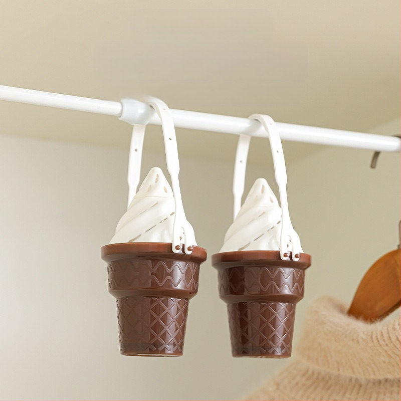 Ledų spintos sausintuvo dėžutė, pakabinama skėčio sausintuvo dėžutė su aromaterapijos tablete, drėgmei atspari, miltligei atspari maža sausikliu