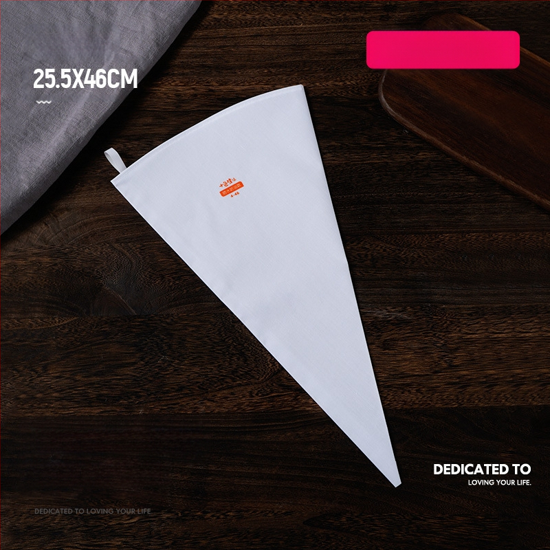 Paks puuvillane kondiitrikott, suur suurus, pigistatav küpsisekott, koore-kondiitrikott, majapidamises korduvkasutatav