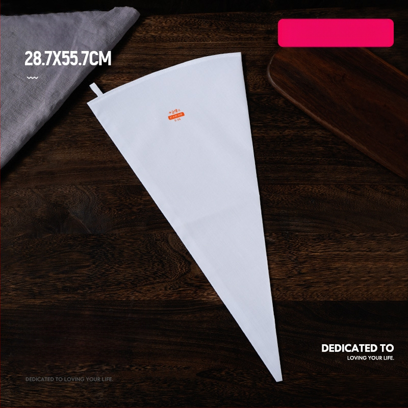 Paks puuvillane kondiitrikott, suur suurus, pigistatav küpsisekott, koore-kondiitrikott, majapidamises korduvkasutatav