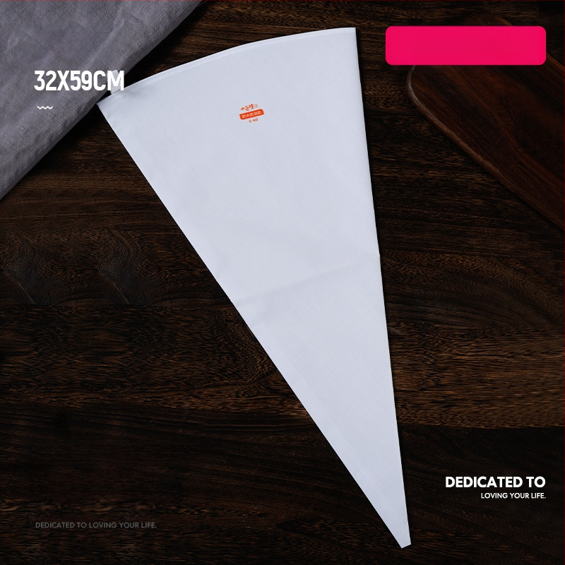 Paks puuvillane kondiitrikott, suur suurus, pigistatav küpsisekott, koore-kondiitrikott, majapidamises korduvkasutatav