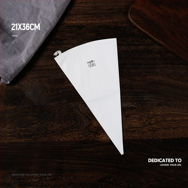 Paks puuvillane kondiitrikott, suur suurus, pigistatav küpsisekott, koore-kondiitrikott, majapidamises korduvkasutatav