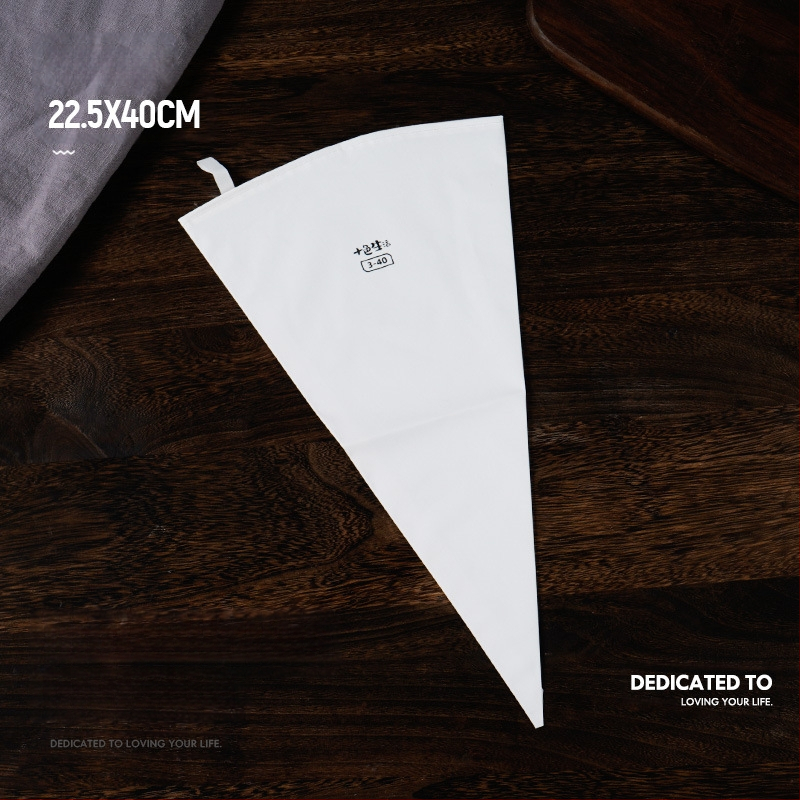 Paks puuvillane kondiitrikott, suur suurus, pigistatav küpsisekott, koore-kondiitrikott, majapidamises korduvkasutatav