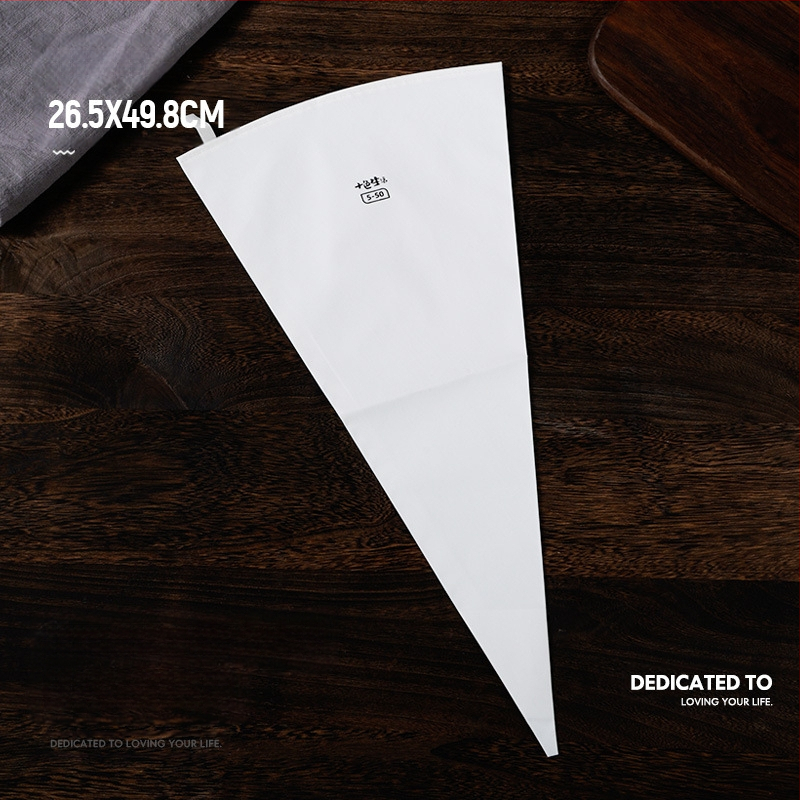 Paks puuvillane kondiitrikott, suur suurus, pigistatav küpsisekott, koore-kondiitrikott, majapidamises korduvkasutatav