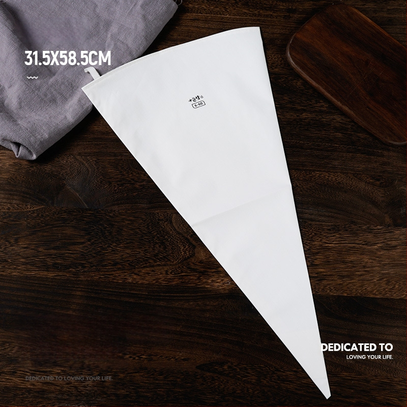 Paks puuvillane kondiitrikott, suur suurus, pigistatav küpsisekott, koore-kondiitrikott, majapidamises korduvkasutatav