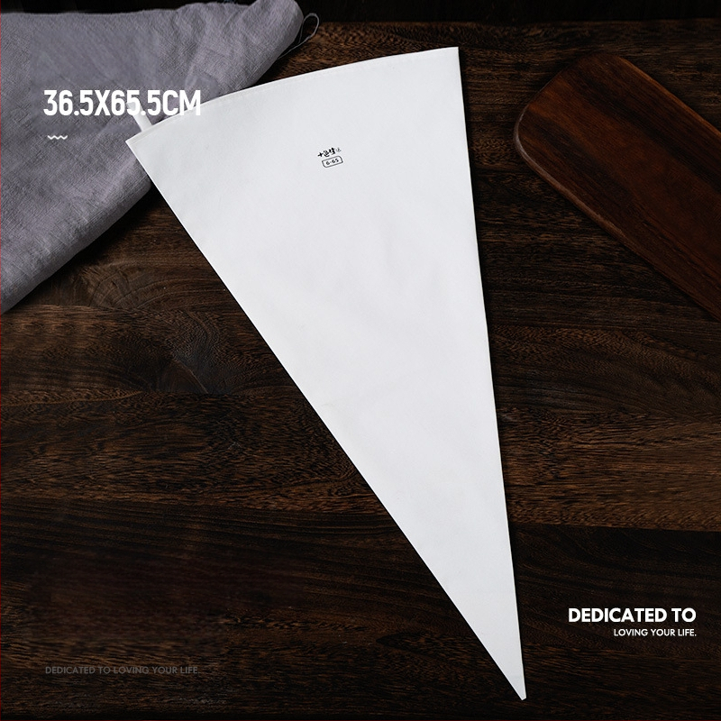 Paks puuvillane kondiitrikott, suur suurus, pigistatav küpsisekott, koore-kondiitrikott, majapidamises korduvkasutatav