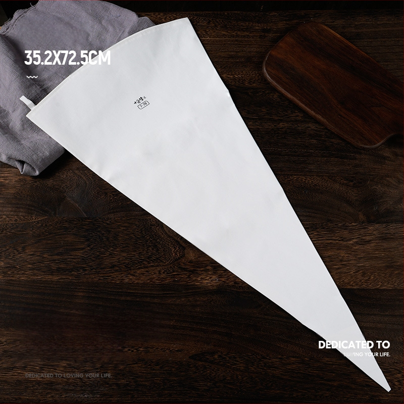 Paks puuvillane kondiitrikott, suur suurus, pigistatav küpsisekott, koore-kondiitrikott, majapidamises korduvkasutatav