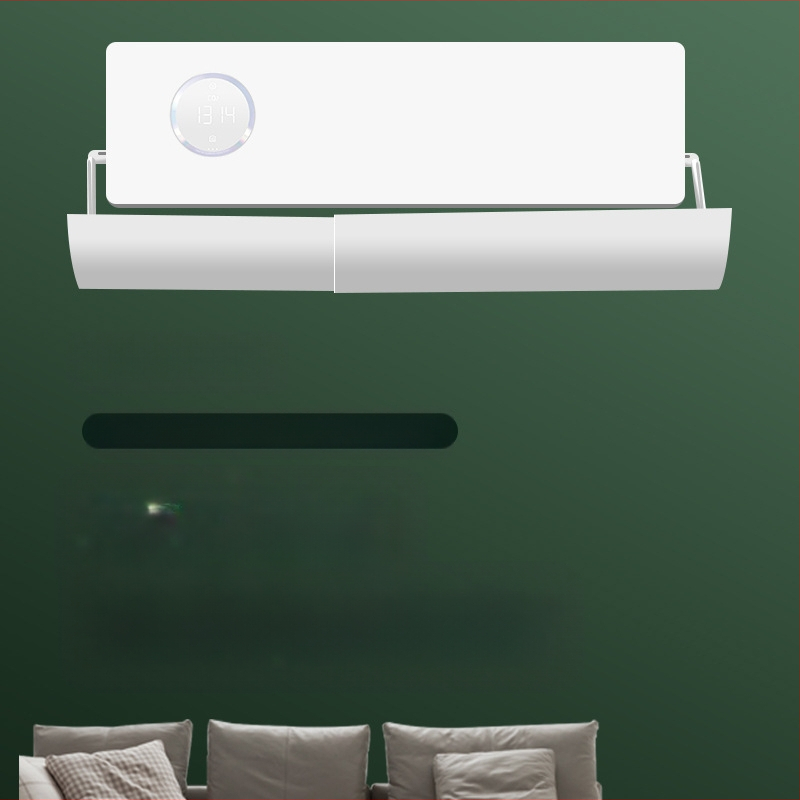 Oro kondicionieriaus vėjo deflektorius universalus mėnulio oro kondicionieriaus vėjo skydas buitinis sieninis oro kondicionierius be montavimo, vėjo deflektorius, apsaugantis nuo tiesioginio pūtimo