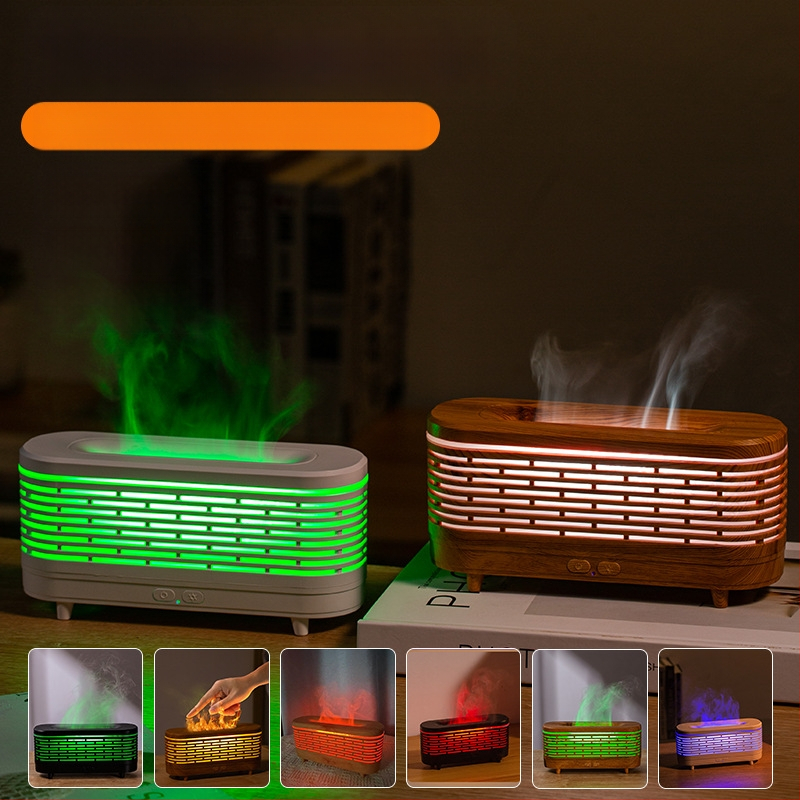 Kūrybinis miegamojo biuro darbalaukio liepsnos drėkintuvas buitiniam mažam naktiniam šviestuvui tarpvalstybinis eterinio aliejaus aromaterapijos aparatas