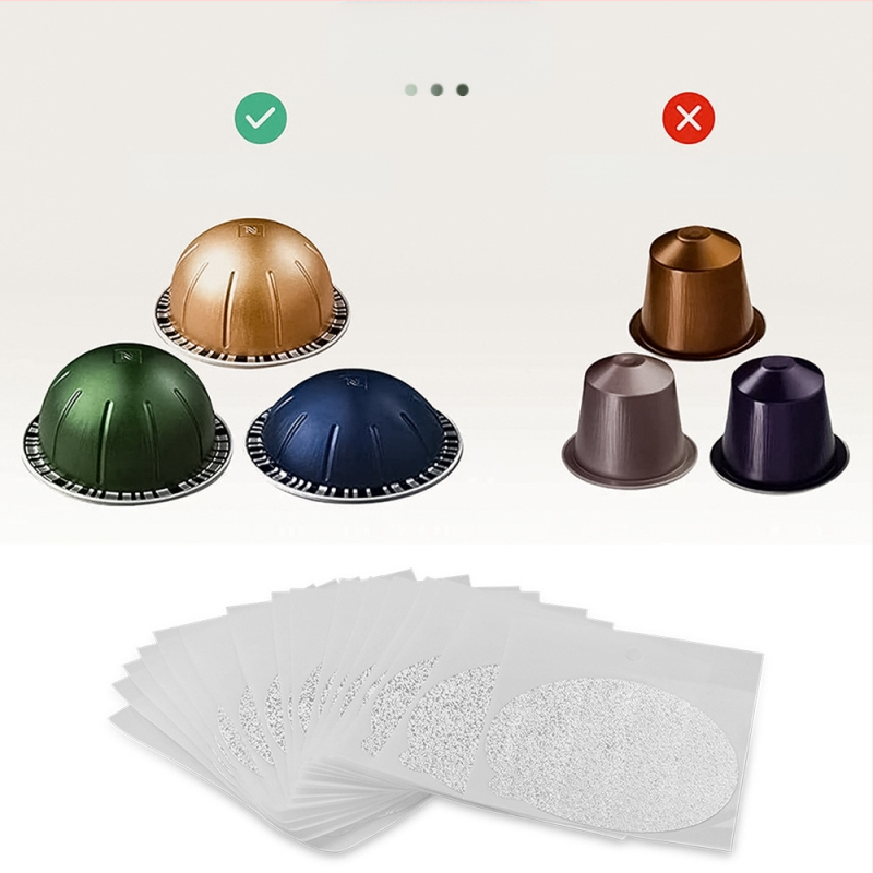 59MM/62MM ühekordne karp ühekordselt kasutatav kohvikapsli isekleepuv alumiiniumfooliumist alumiiniumkilekate