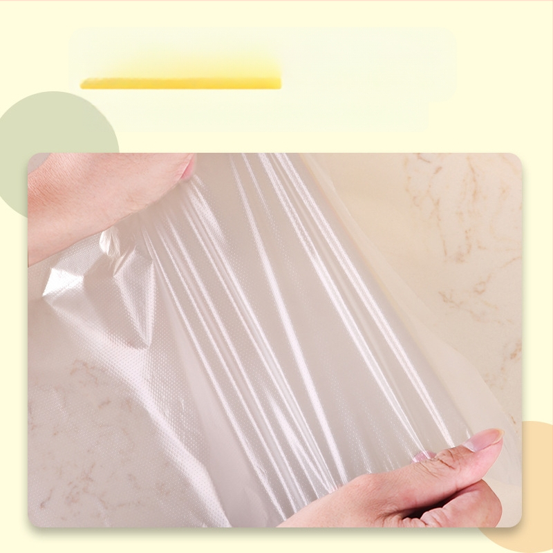 PE medžiagos sustorintas taškinis laužymo ištisinis ritininis maišelis mikrobangų krosnelei, buitiniam didmeniniam naudojimui, vienkartinis didelis ritininis plokščias burnos šviežumo laikymo maišelis