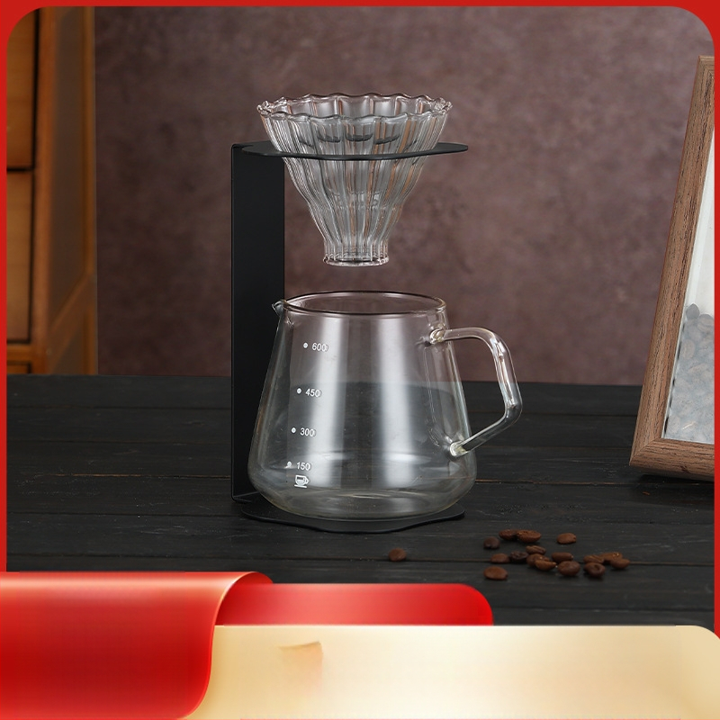 Käeshoitav kohviklamber Metallist filtritopsihoidik Tilkumislehter Filtritops Raudrest V60 Filtritopsihoidik