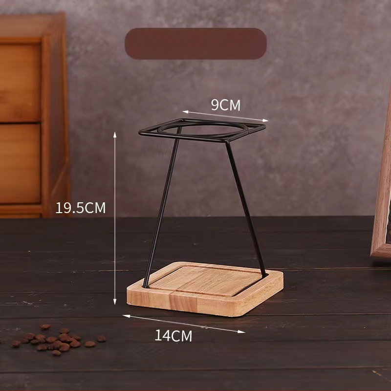 Käeshoitav kohviklamber Metallist filtritopsihoidik Tilkumislehter Filtritops Raudrest V60 Filtritopsihoidik