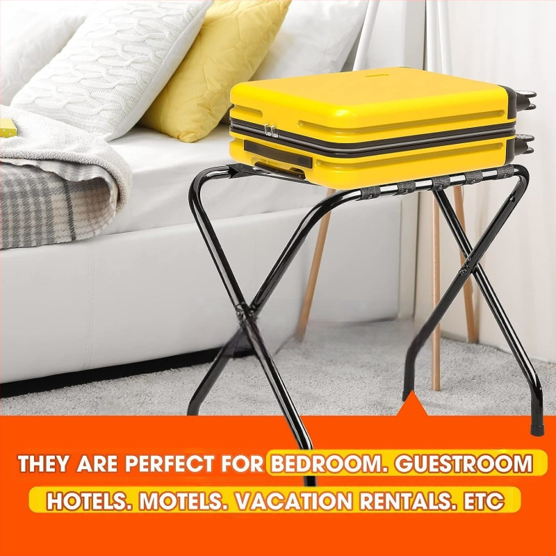 Amazonov samostojeći nosač u obliku slova X, sklopivi nosač za prtljagu bez naslona, nosač za prtljagu u hotelskoj sobi Star