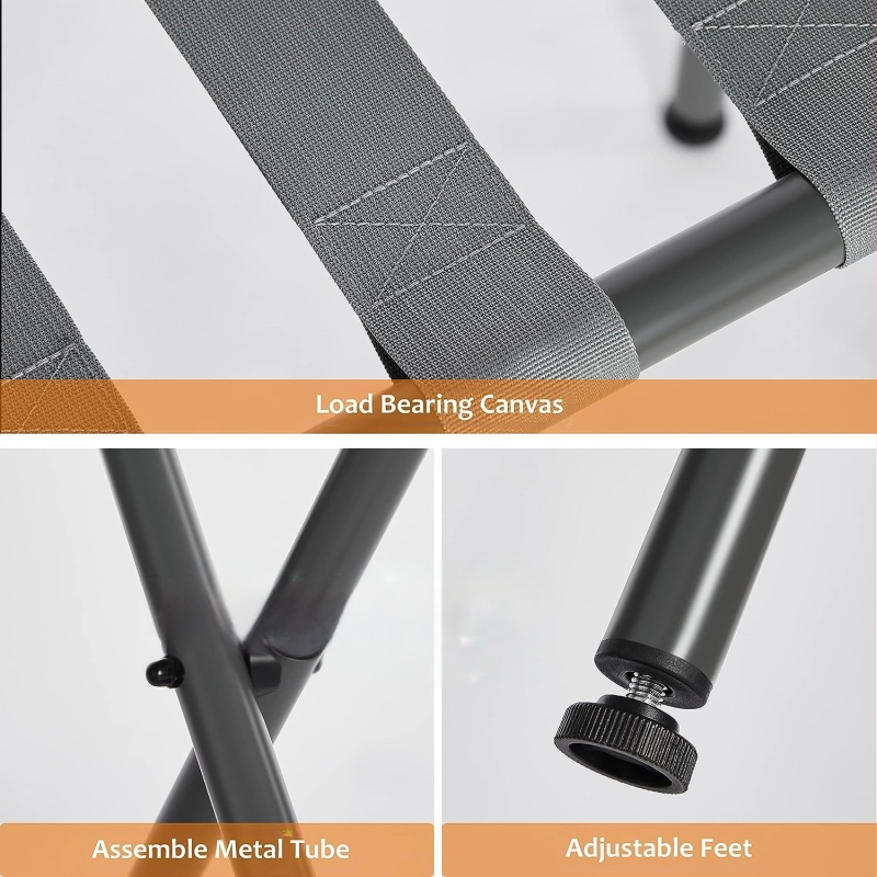 Amazonov samostojeći nosač u obliku slova X, sklopivi nosač za prtljagu bez naslona, nosač za prtljagu u hotelskoj sobi Star