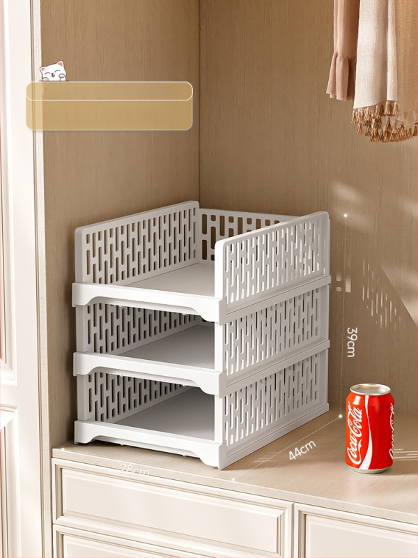 Гардероб за съхранение на многопластови дрехи за дома, спалня, тип чекмедже, куха кутия за съхранение, удебелена преграда