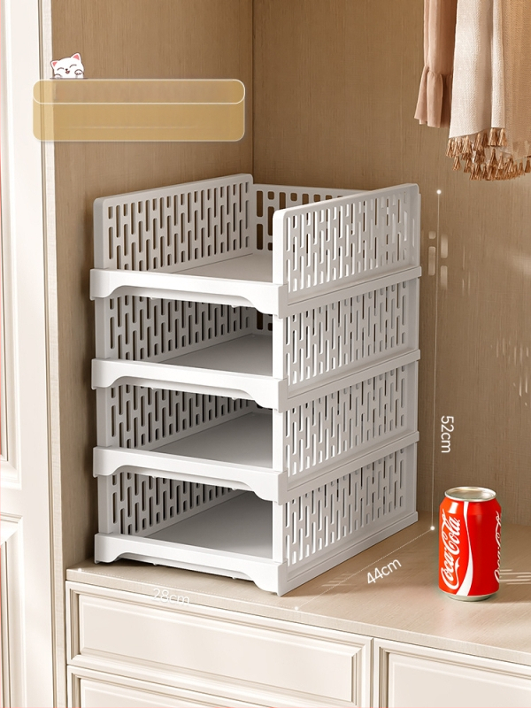 Гардероб за съхранение на многопластови дрехи за дома, спалня, тип чекмедже, куха кутия за съхранение, удебелена преграда