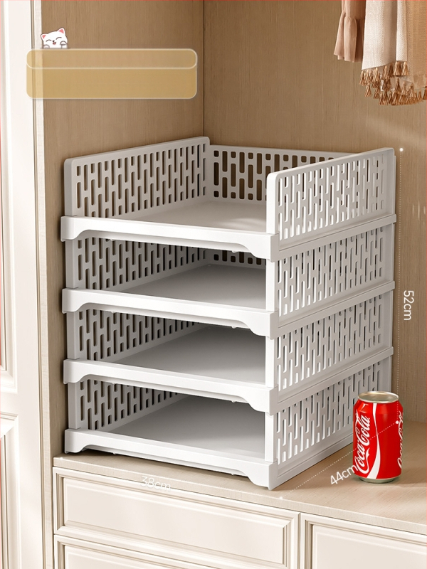 Гардероб за съхранение на многопластови дрехи за дома, спалня, тип чекмедже, куха кутия за съхранение, удебелена преграда