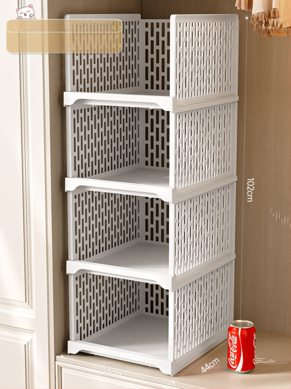 Гардероб за съхранение на многопластови дрехи за дома, спалня, тип чекмедже, куха кутия за съхранение, удебелена преграда