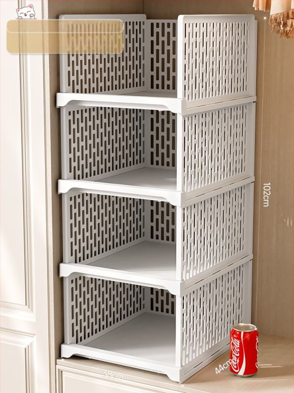 Гардероб за съхранение на многопластови дрехи за дома, спалня, тип чекмедже, куха кутия за съхранение, удебелена преграда