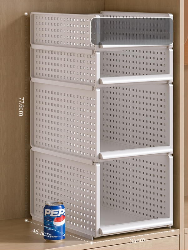 Гардероб за съхранение на многопластови дрехи за дома, спалня, тип чекмедже, куха кутия за съхранение, удебелена преграда