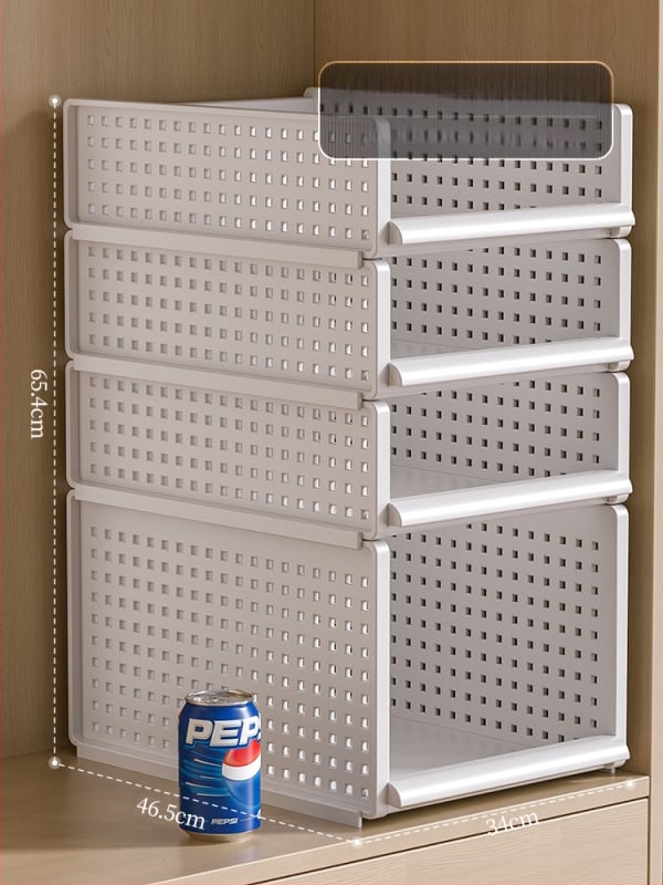 Гардероб за съхранение на многопластови дрехи за дома, спалня, тип чекмедже, куха кутия за съхранение, удебелена преграда