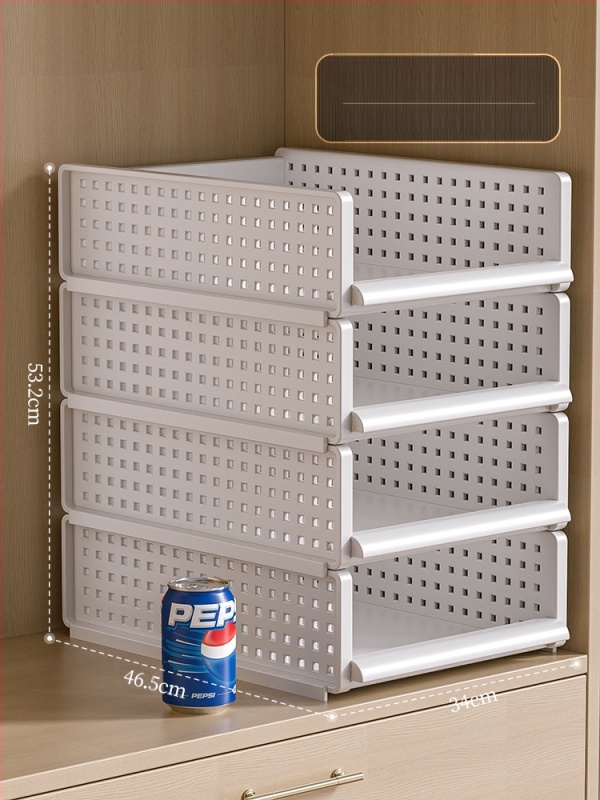 Гардероб за съхранение на многопластови дрехи за дома, спалня, тип чекмедже, куха кутия за съхранение, удебелена преграда