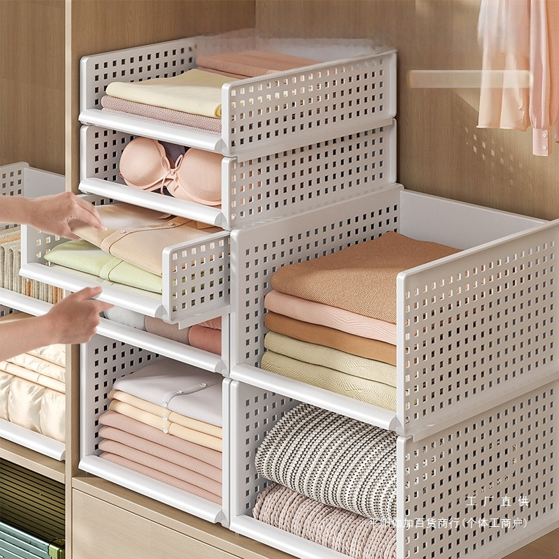 Гардероб за съхранение на многопластови дрехи за дома, спалня, тип чекмедже, куха кутия за съхранение, удебелена преграда