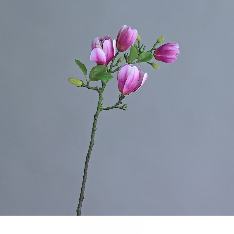 Svetainės kiniškų gėlių papuošalai gėlininkystės netikros gėlės dirbtinių gėlių pojūtis stalo dekoravimas namų šviesa prabangi magnolija