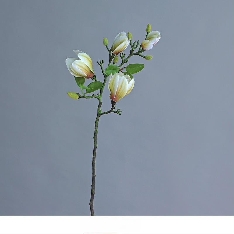 Svetainės kiniškų gėlių papuošalai gėlininkystės netikros gėlės dirbtinių gėlių pojūtis stalo dekoravimas namų šviesa prabangi magnolija