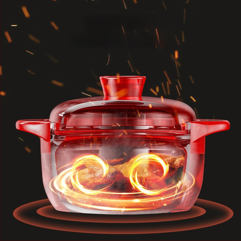 Troškintuvas, buitinis dujinis, aukštai temperatūrai atsparus, keraminis sriubos puodas, sausai degantis, neskilinėjantis dujinės viryklės specialus sriubos puodas