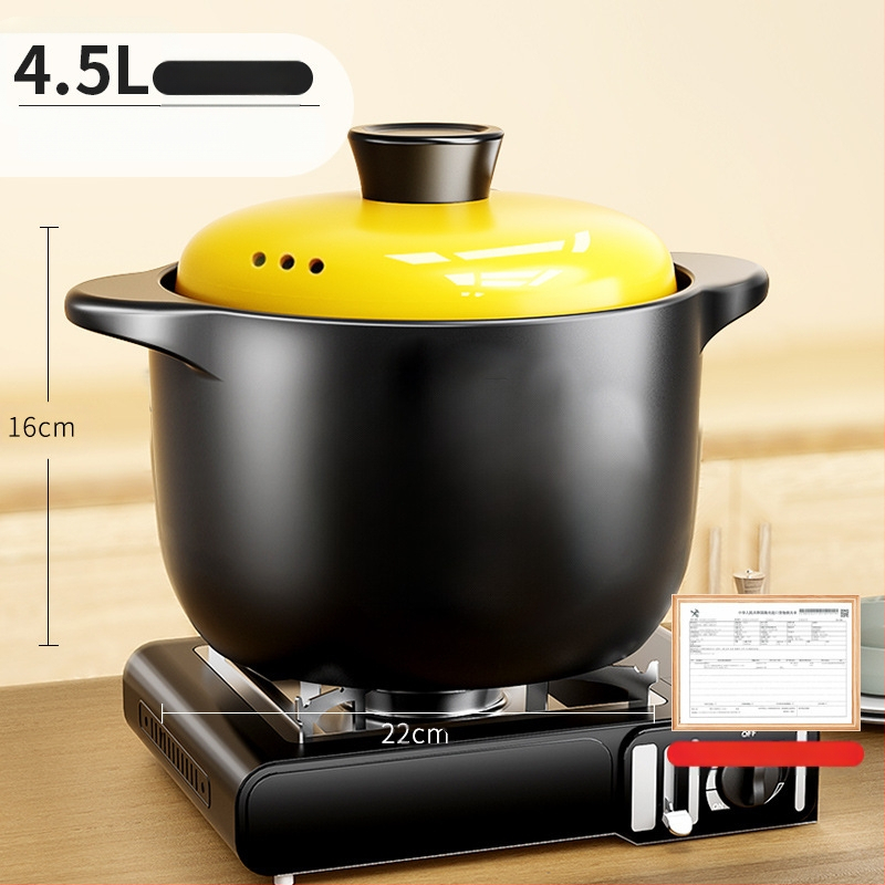 Troškintuvas, buitinis dujinis, aukštai temperatūrai atsparus, keraminis sriubos puodas, sausai degantis, neskilinėjantis dujinės viryklės specialus sriubos puodas