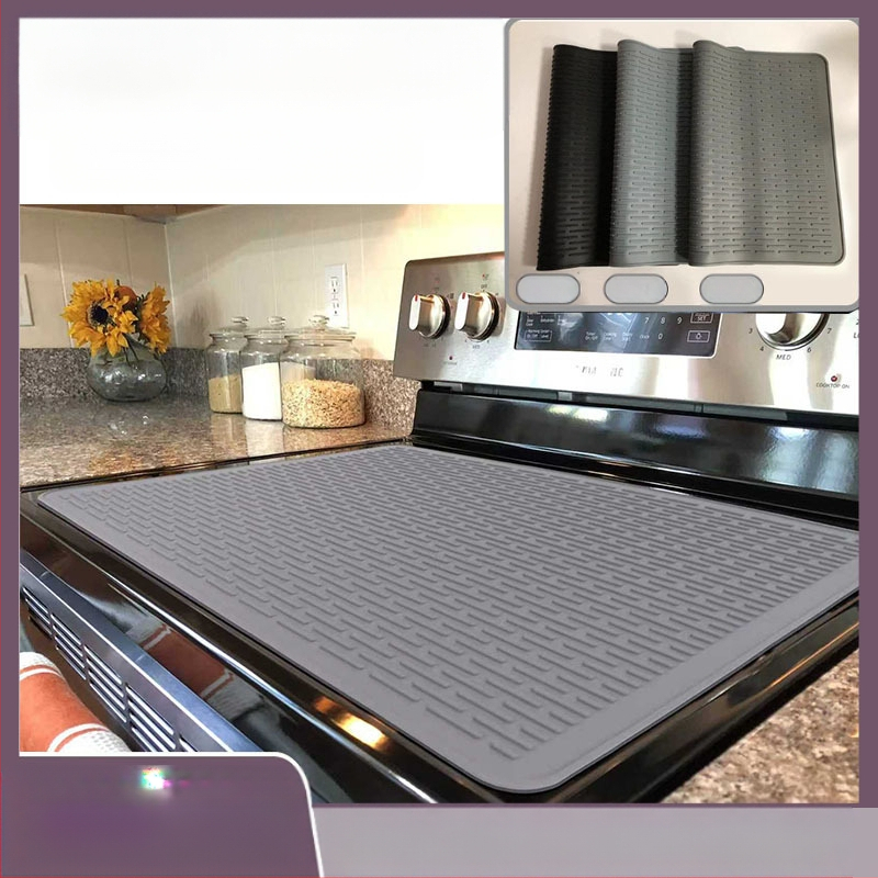 Amazon szilikon tűzhelyszőnyeg indukciós tűzhely szigetelővédő szőnyeg tűzhely felső fedél multifunkcionális mosogatószőnyeg lebomló és környezetbarát
