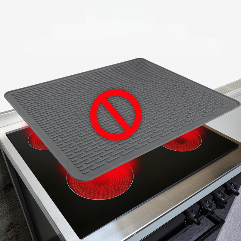 Amazon szilikon tűzhelyszőnyeg indukciós tűzhely szigetelővédő szőnyeg tűzhely felső fedél multifunkcionális mosogatószőnyeg lebomló és környezetbarát