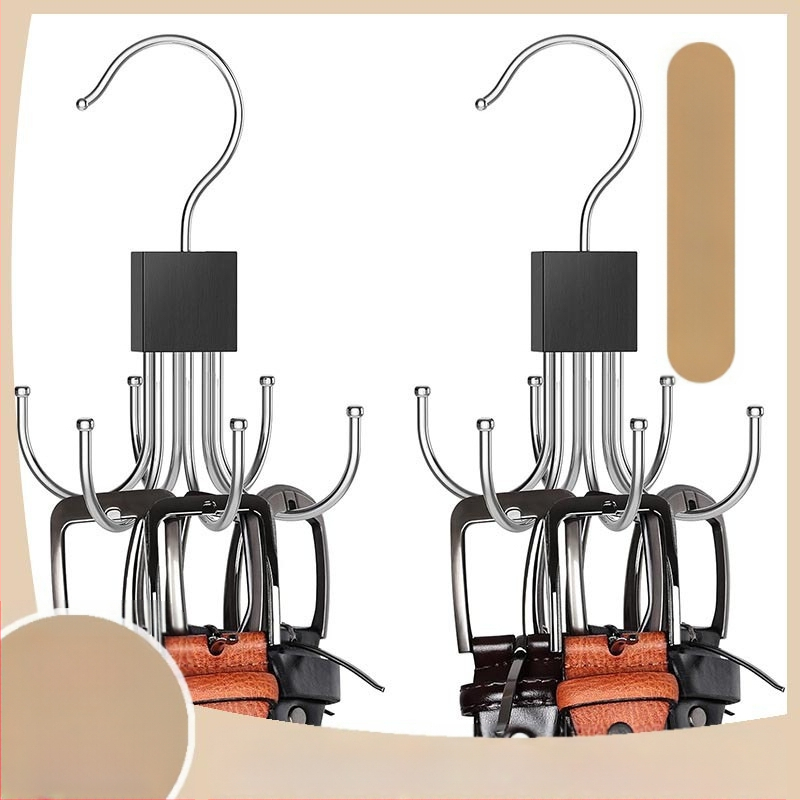 Kūrybingas pasukamas daugiafunkcis šešių nagų kabliukas, paltas, gobtuvas, pakabinamas krepšys, šalikas, drabužių spintos laikymo lentynėlė, durų pakaba